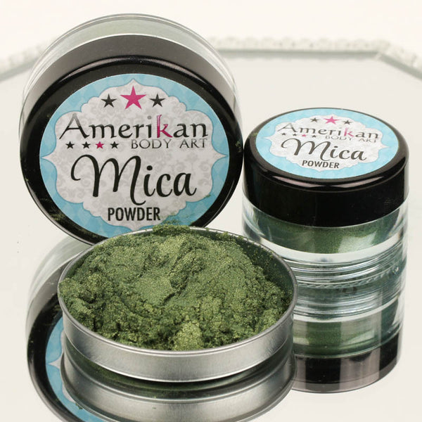 Amerikan Body Art Mica Powder JUNGLE GREEN