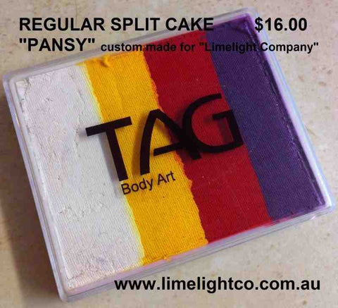 $5 special PANSY regular 50gm split cake