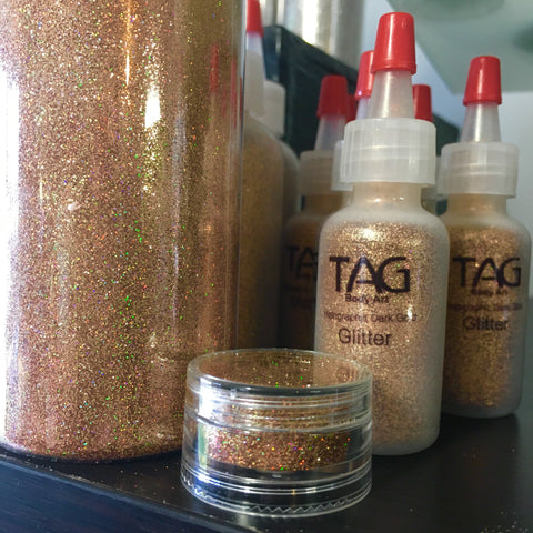 Holographic Dark Gold Cosmetic Glitter