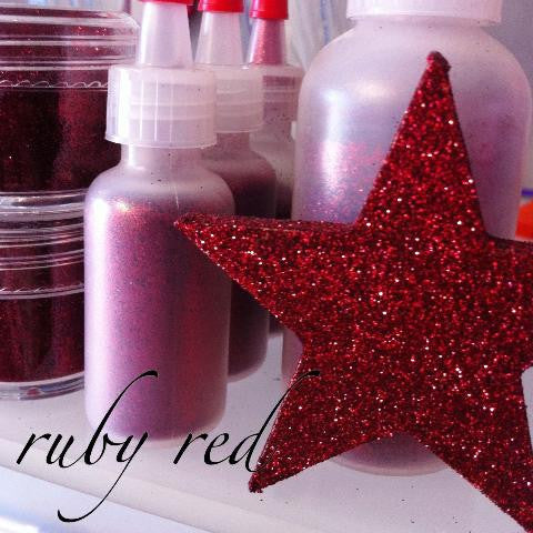 Ruby Red Cosmetic Glitter