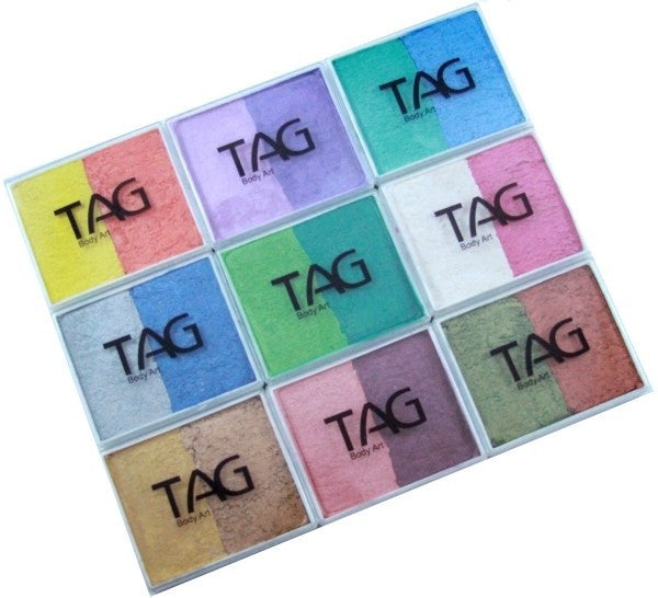 TAG 9 x 2 Colour Cakes Pearl Palette