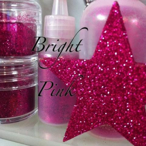 Bright Pink Cosmetic Glitter