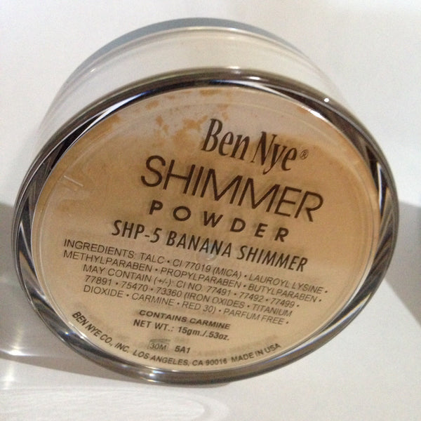 Ben Nye BANANA Shimmer Powder 15gm/ .53oz