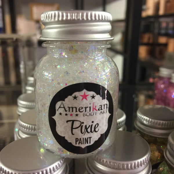 Amerikan Body Art Pixie Paint ABRACADABRA (white with very fine glitter) 29ml