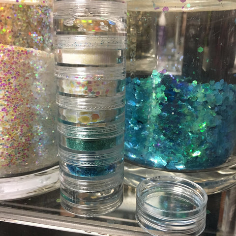 "MERMAID TEARS" glitter stack