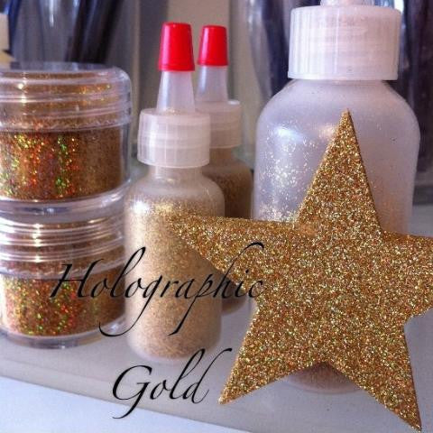Holographic Gold Cosmetic Glitter