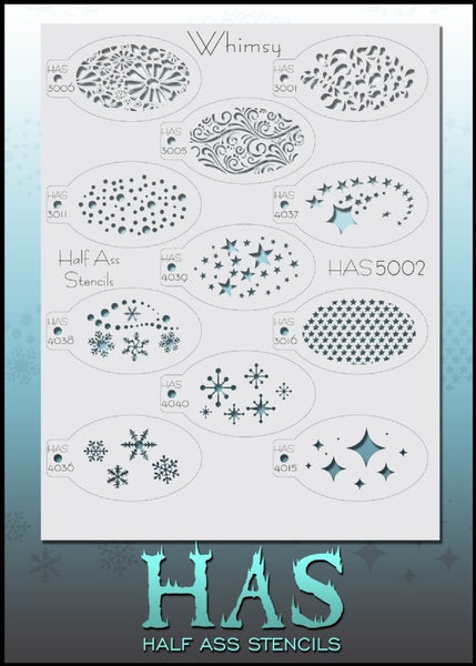 HAS 5002 "Whimsy" Stencil Set