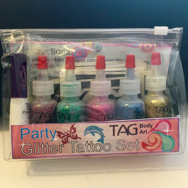 TAG glitter tattoo party kit