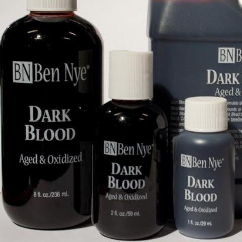 Ben Nye Dark Blood aged and oxidised
