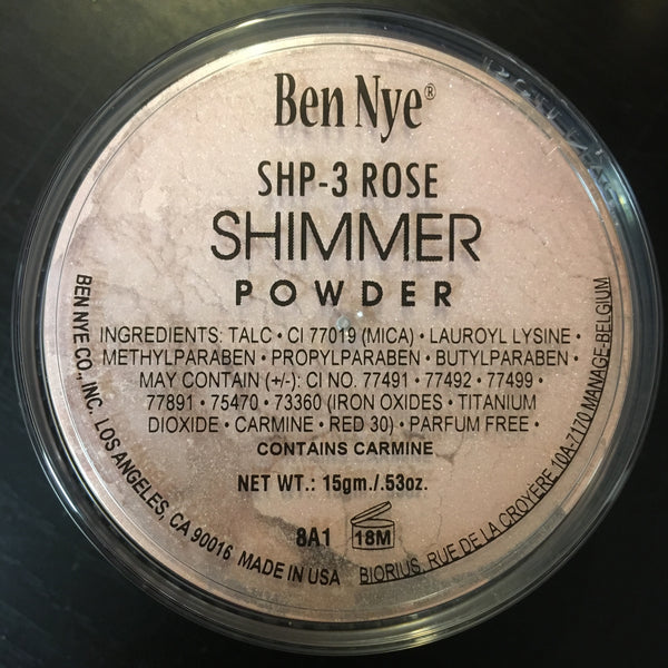 Ben Nye ROSE Shimmer Powder 15gm/ .53oz