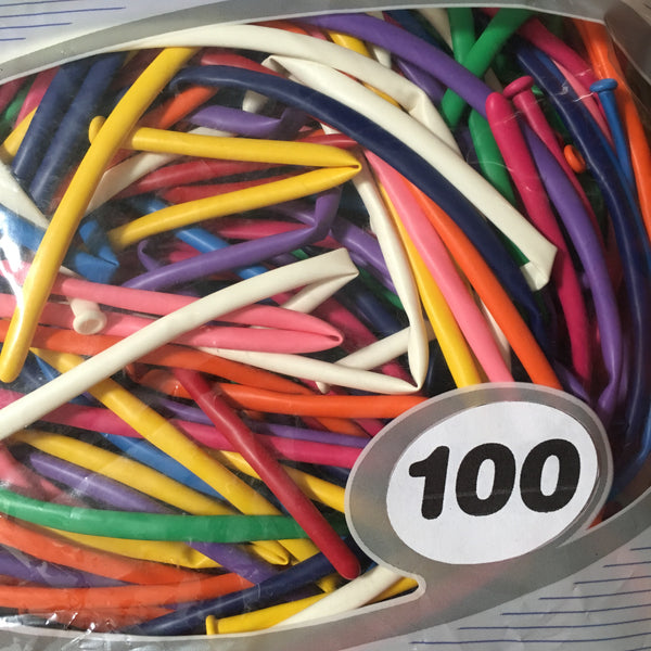 Decrotex 160Q assorted balloons (100 count)